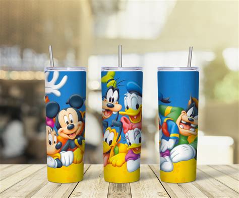 Mickey Mouse Tumbler Png Oz Skinny Sublimation Designs Mickey