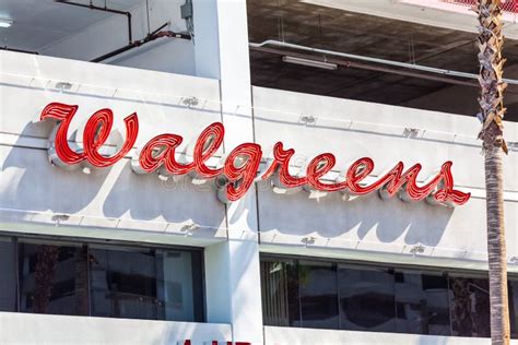 Las Vegas Nevada August 22nd 2016 Walgreens Sign On Fremont