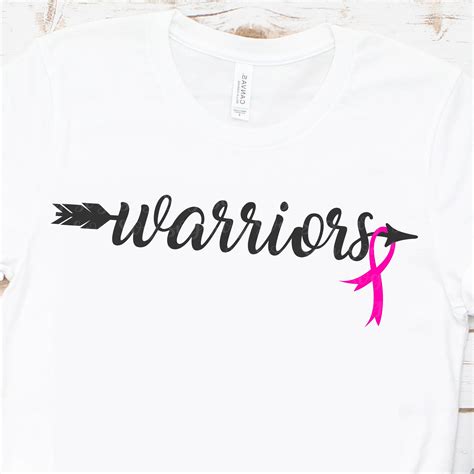 Breast Cancer Svg Arrow Warriors Cancer Ribbon Svg Breast Etsy