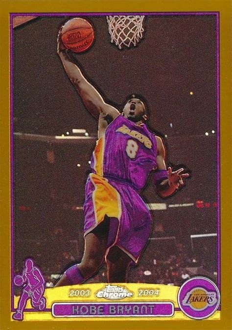 2003 Topps Chrome Kobe Bryant 36 Basketball VCP Price Guide