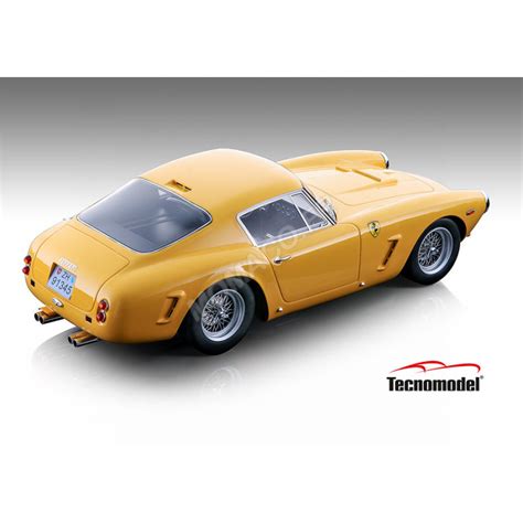 Miniatur Ferrari Gt Swb Clienti Corsa Yellow Tecnomodel