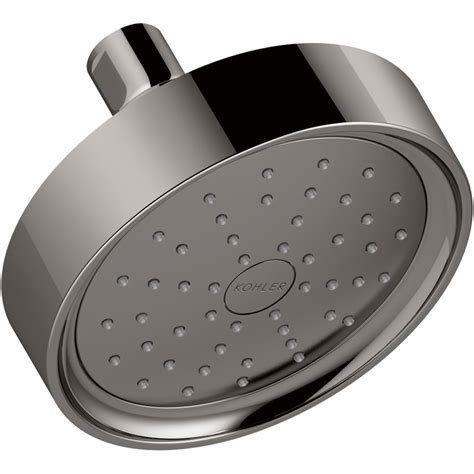 Kohler Purist 175 Gpm Single Function Showerhead In Titanium The Home Depot Canada