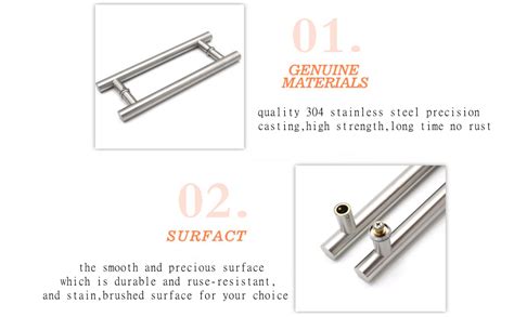 Ranbo 71 Inches Solid Standoffs Heavy Duty Commercial Grade 304