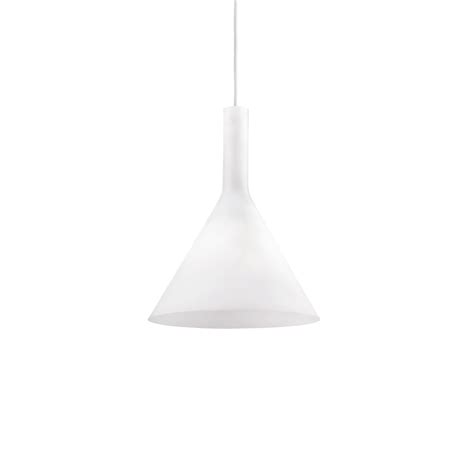 Cocktail Sp Small White Pendant Lamp By Ideal Lux Lighting