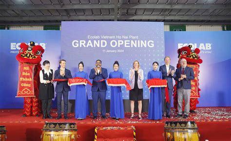 Ecolab expands regional coverage in Vietnam by opening a new