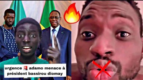 urgence adamo menace et insulte à présent bassirou diomay faye ak