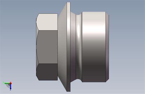 外六角螺塞bm33×2solidworks 2018模型图纸下载 懒石网