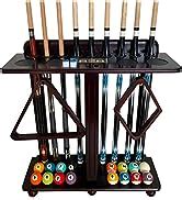 Amazon Gacco Billiards Freestanding Billiard Cue Rack Pool Table