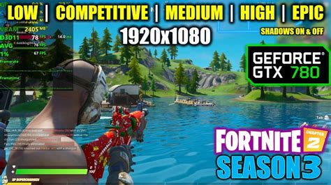 Gtx Fortnite Chapter Season P All Settings Youtube