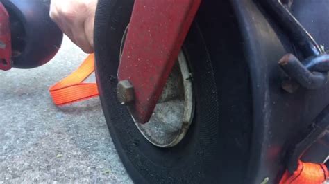 How To Fix A Lawn Mower Tire That Came Off The Rim Youtube