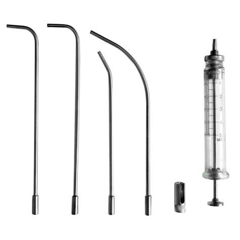 Шприц для внутригортанных вливаний и промываний миндалин объем 5см куб ...