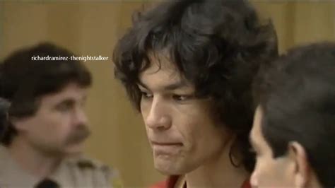 Richard Ramirez In Court Rare Footage Youtube