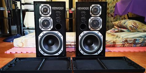 FS KENWOOD LS 770 Class A 3WAY Speakers 150 Watts 6Ohms W 2 Tone