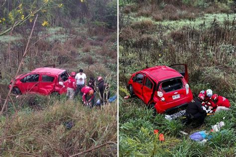 Se Proyecta Autom Vil Hacia Lecho Del R O Santa Catarina