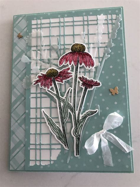 A Card With Some Flowers On It