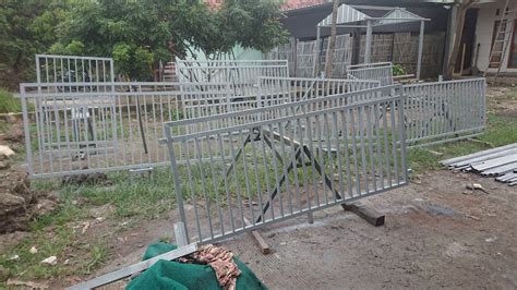 Pagar Rumah Dawai Besi Hot Dip Galvanized Steel Fence Ka18 Brc Pagar