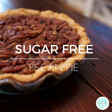 Sugar free pecan pie - mom makes dinner