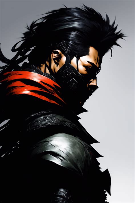 Anime Male Ninja With Black Hair