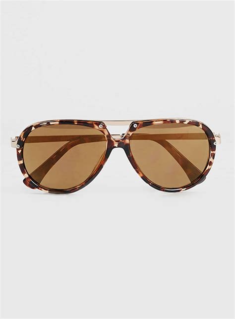 Tortoise Shell Aviator Sunglasses New In Topman Singapore Shopperboard