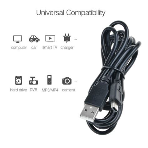 4ft Mini Usb Cord Cable For Sony Camcorder Dcr Sr45 Dcr Sr47 Dcr Sr50e