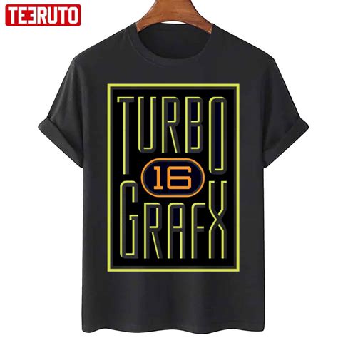 Turbografx 16 Logo Unisex T Shirt Teeruto