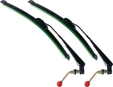 Unigt 2 Set Manual Windshield Wiper Kit Compatible With Utv Hand