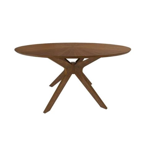 Benjara 75 In Brown Wood 4 Legs Dining Table Seat Of 4 BM223428