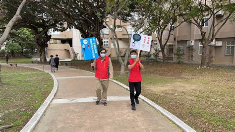 春節防疫不鬆懈 大甲區公所公園加強宣導防疫安全