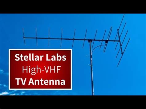 Stellar Labs Deep Fringe Hi VHF TV Antenna 30 2476 A High Gain High