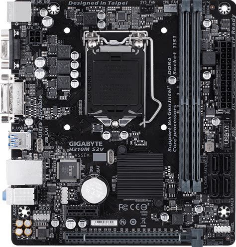 Gigabyte H310m S2v Motherboard Specifications On Motherboarddb