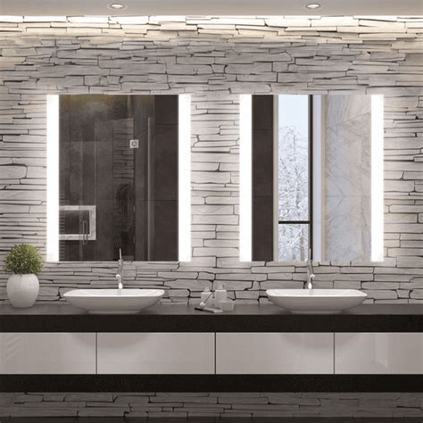 Electric Mirror NOV 4836 Novo Contemporary LED Rectangular Wall Mirror