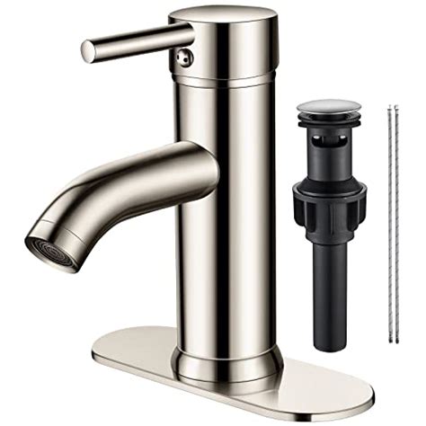 I Tested And Ranked The Best Single Hole Bathroom Faucet Brushed Nickel