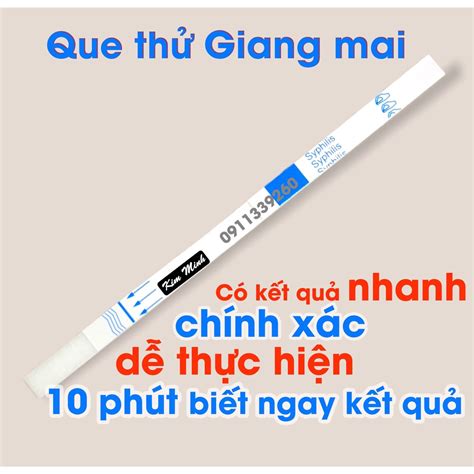 Cách kiểm tra que thử bệnh giang mai để phát hiện bệnh sớm