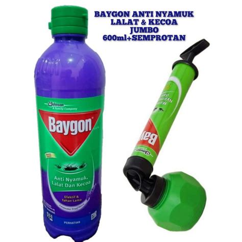 Jual Baygon Liqwid Spray Lavender And Flowersemprotan 600ml Shopee