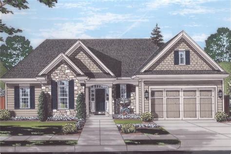 Bedrm Sq Ft Traditional House Plan Ranch Style