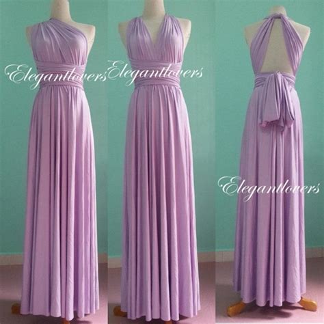 Bridesmaid Dress Dark Purple Wedding Infinity Wrap Convertible Evening