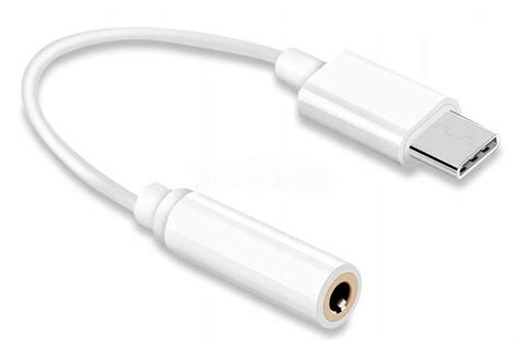 ADAPTER PRZEJŚCIÓWKA USB C na mini jack 3 5 USB C Sklep Opinie Cena