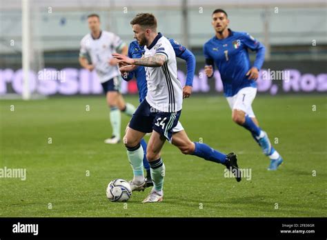 during the FIFA World Cup 2022, Qualifiers Group C football match between Italy and Northern ...