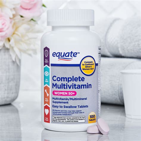 Equate Complete Multivitamin Multimineral Women 50 Supplement 100