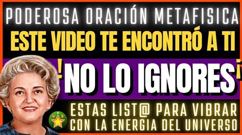 ESTE VIDEO TE ENCONTRO A TI NO LO IGNORES Vibra con esta energía Y