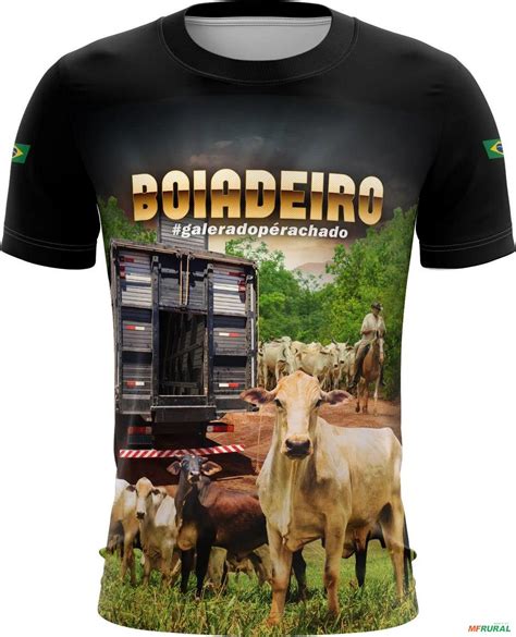 Camiseta Agro Brk Caminhoneiro Boiadeiro Uv50 Gênero 699192