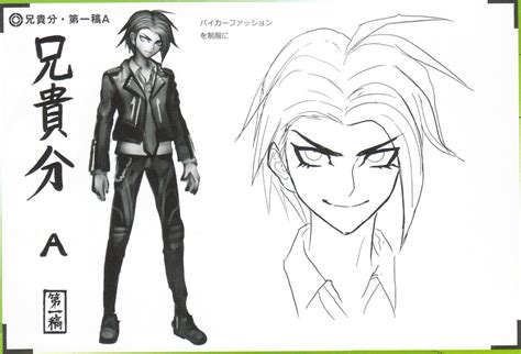 Image Art Book Scan Danganronpa V3 Character Designs Betas Kaito