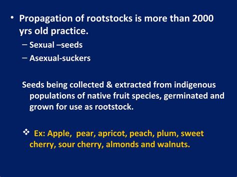 Propagation of rootstocks in temperate fruits final. ROOTSTOCK . WHAT ...