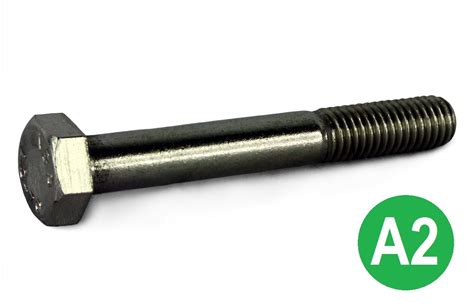 M12x250 A2 Hexagon Head Bolt DIN 931