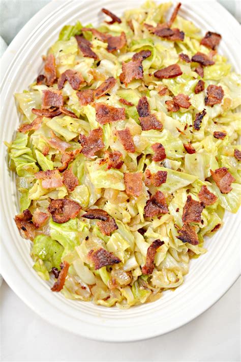 Fried Cabbage With Onions And Bacon Sweet Pea S Kitchen