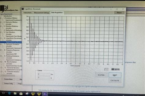 Lab experiment_2: Damping effect Experiment Procedure | Chegg.com