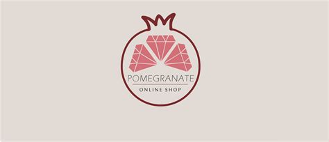 My FIRST project | Pomegranate logo design on Behance