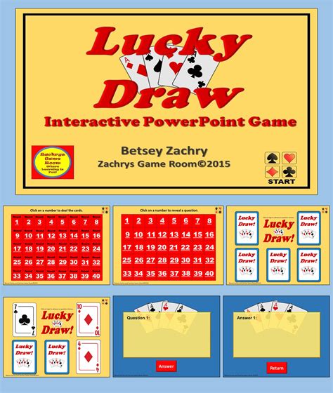 Lucky Draw is a fun interactive educational PowerPoint game template ...