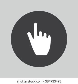 Fuck Off Gesture Symbol Circle Vector Stock Vector Royalty Free Shutterstock