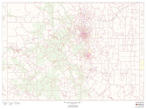 Mapsherpa Colorado Zip Code Map Mapsherpa